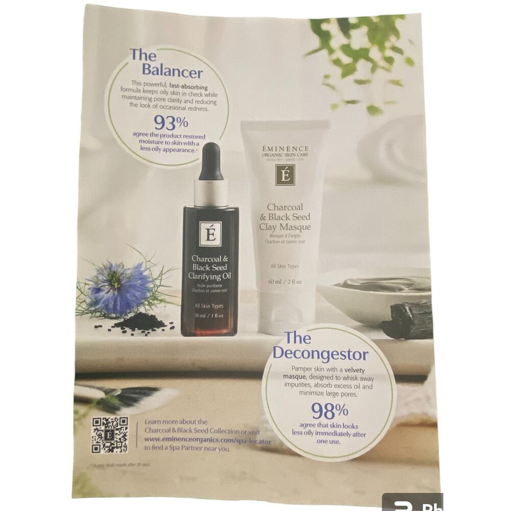 Eminence Print Ad Campaign Summer 2024 8x10 Frame Ready Original Magazine